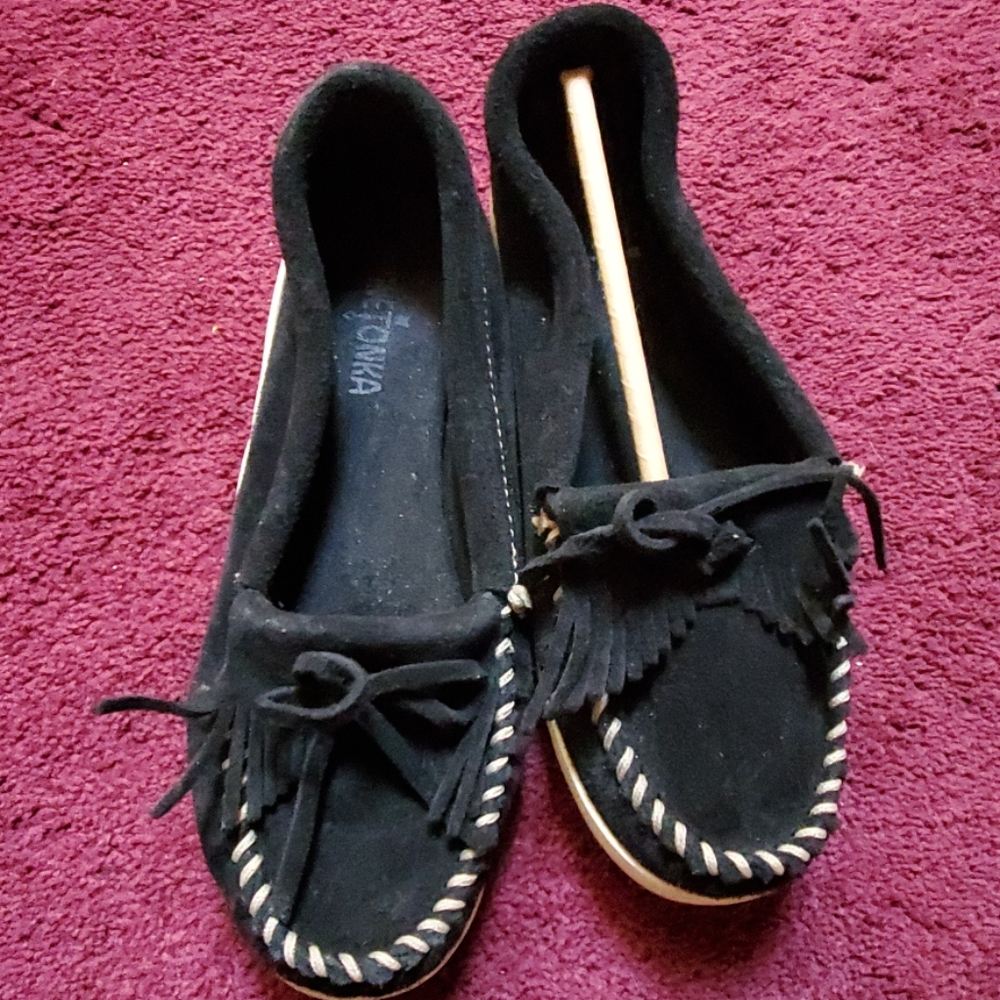 Brand New Black Moccasins